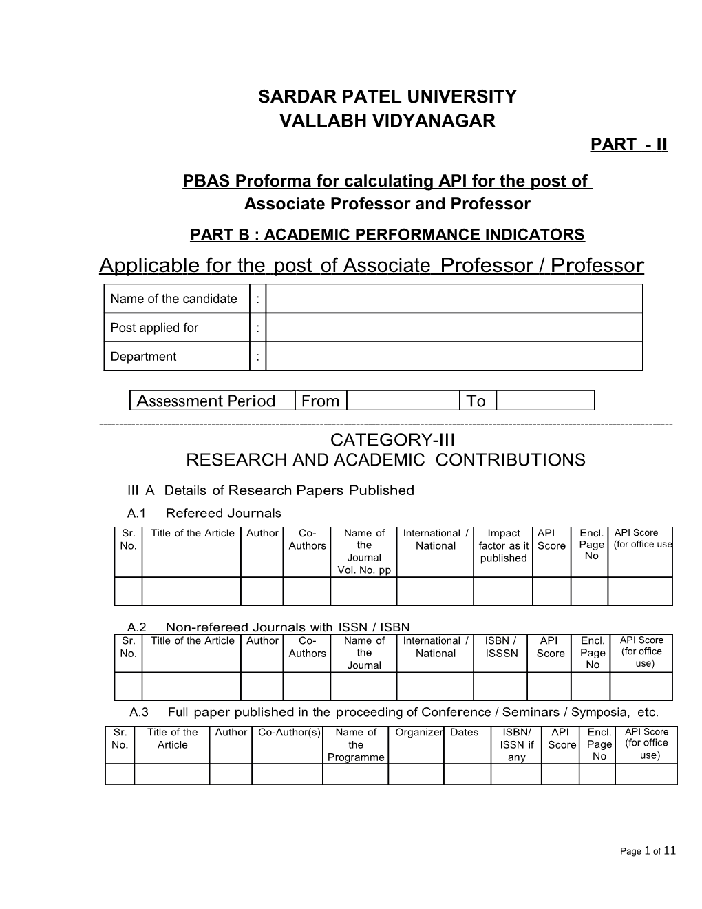 Sardar Patel University