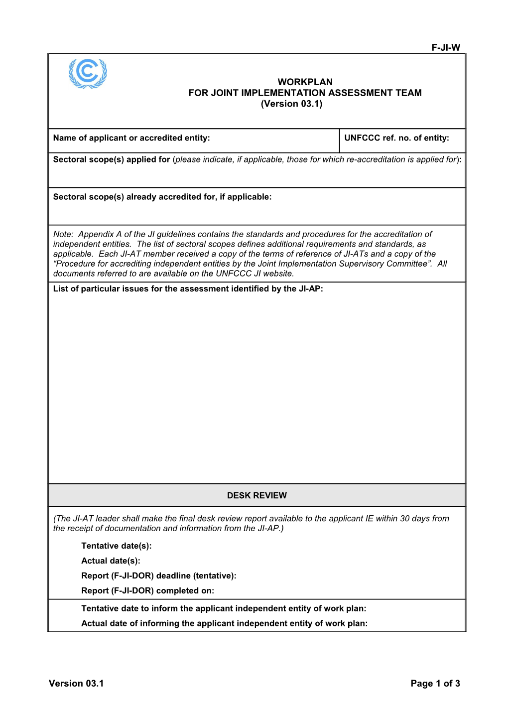 1 Determination Regarding a PDD, Or Determination of Emission Reductions Or Enhancements