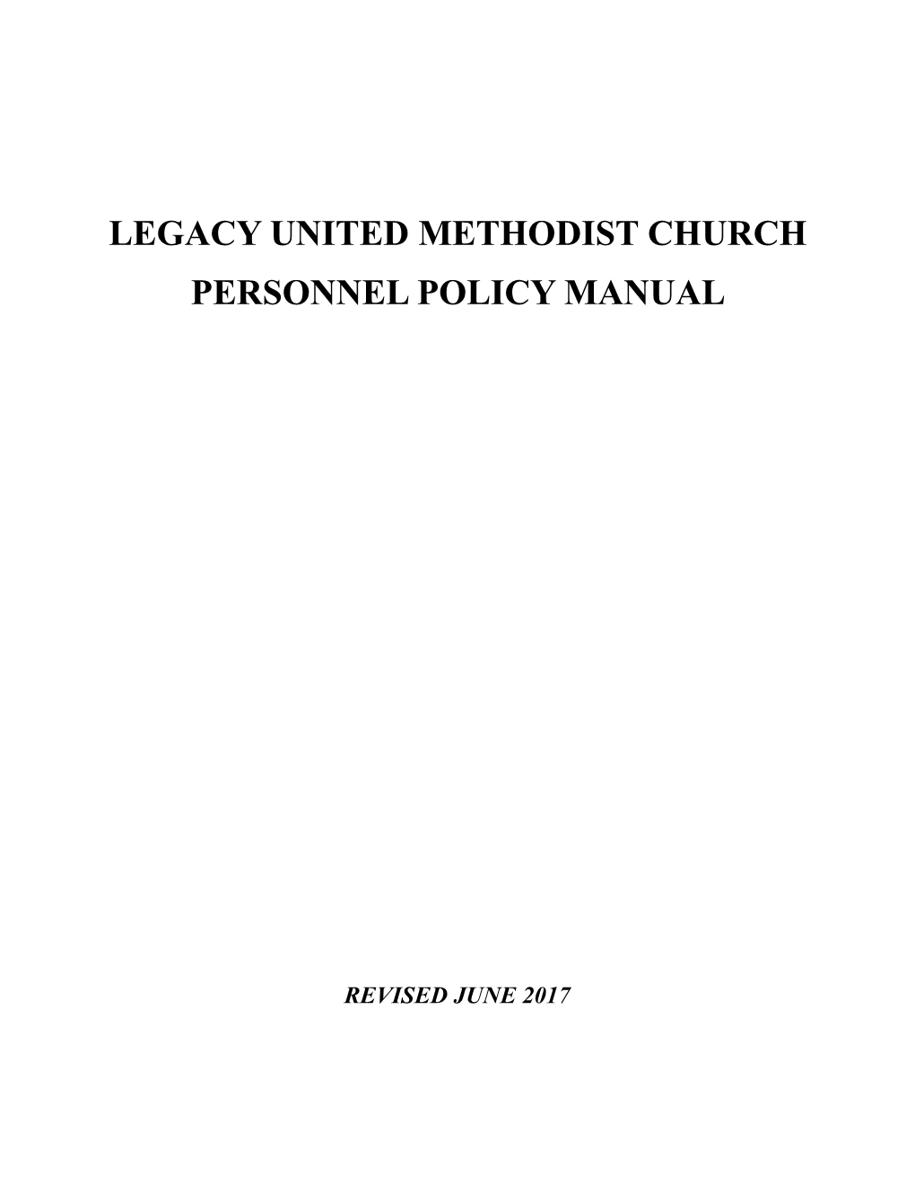 Legacy United Methodist Church