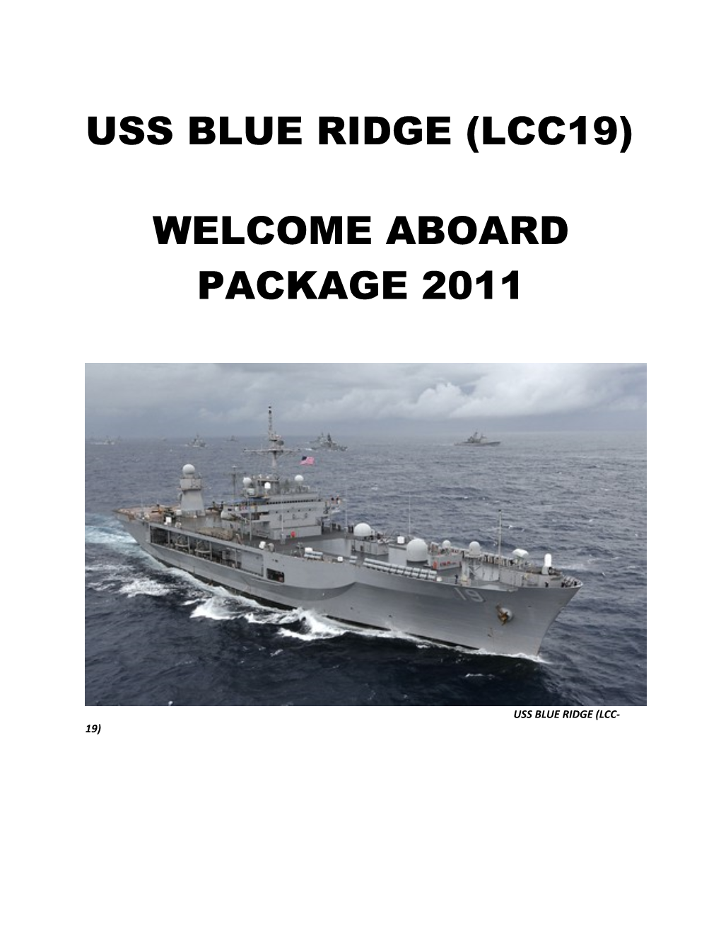 Uss Blue Ridge (Lcc-19)
