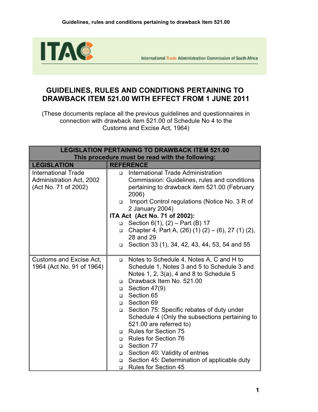 Board on Tariffs and Trade