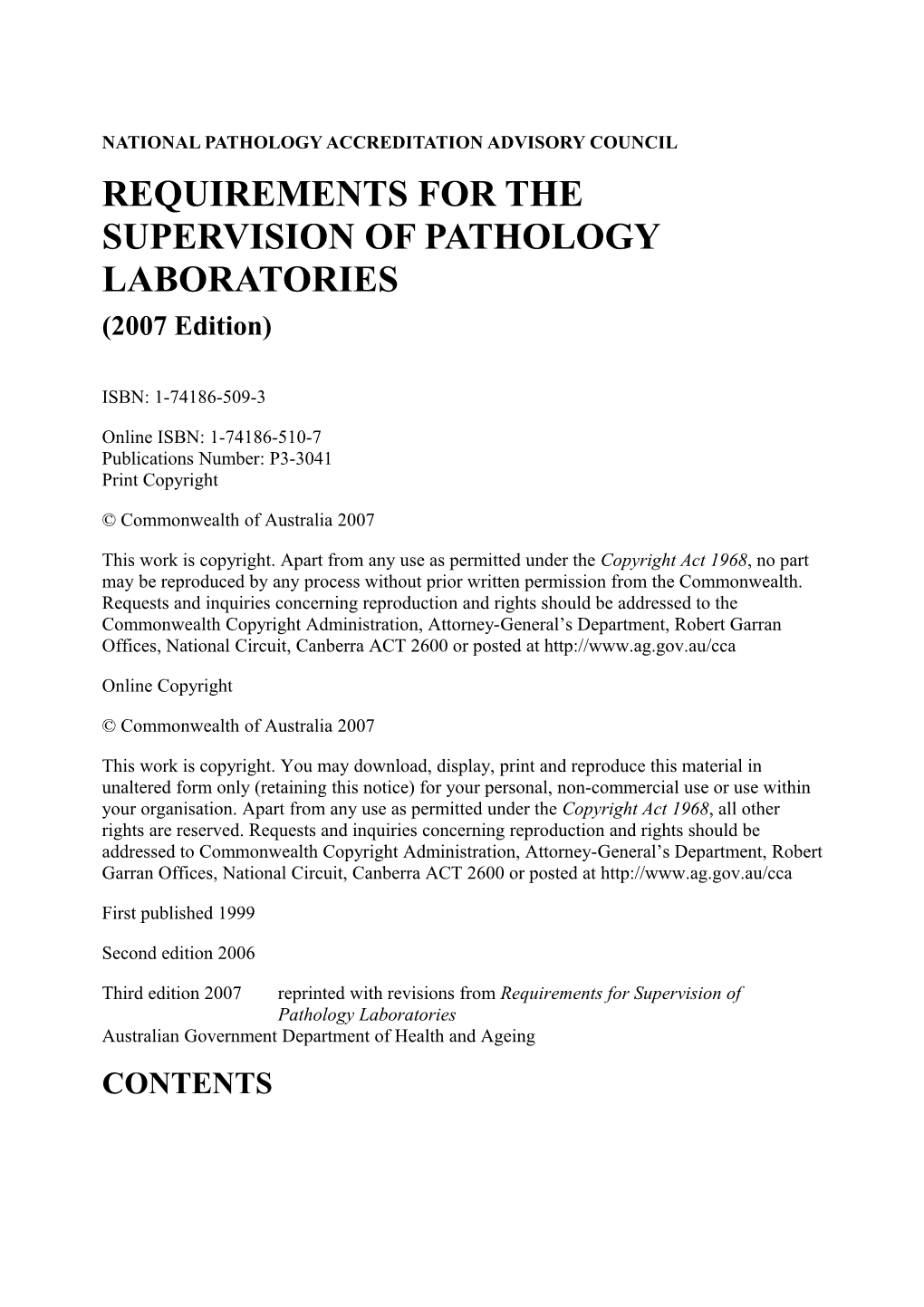 National Pathology Accreditation Advisory Council