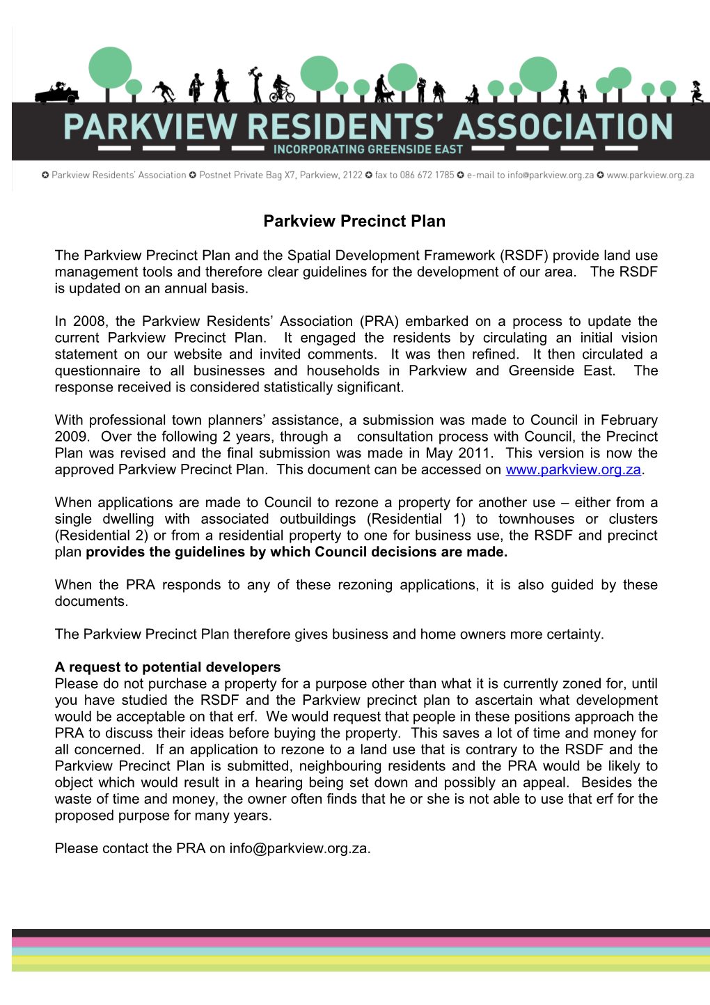 Parkview Precinct Plan