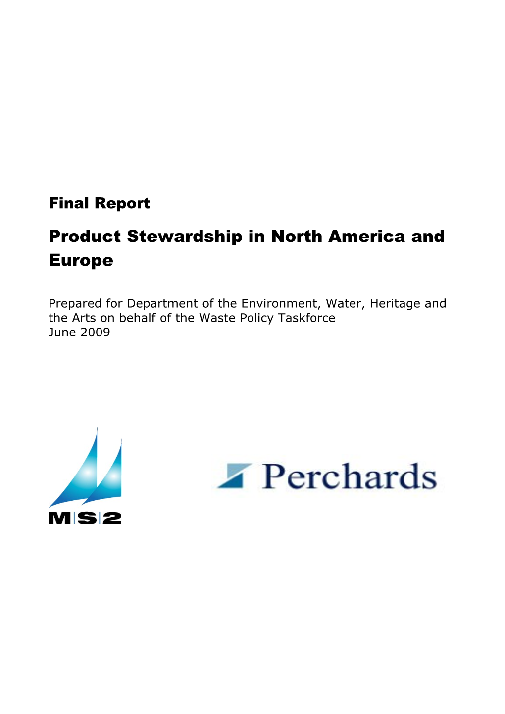 Product Stewardship in North America and Europe