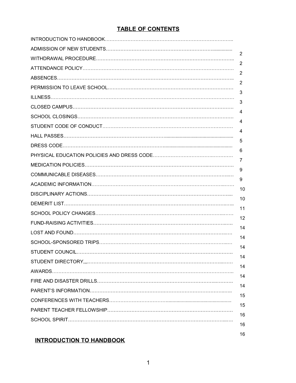 Table of Contents s322