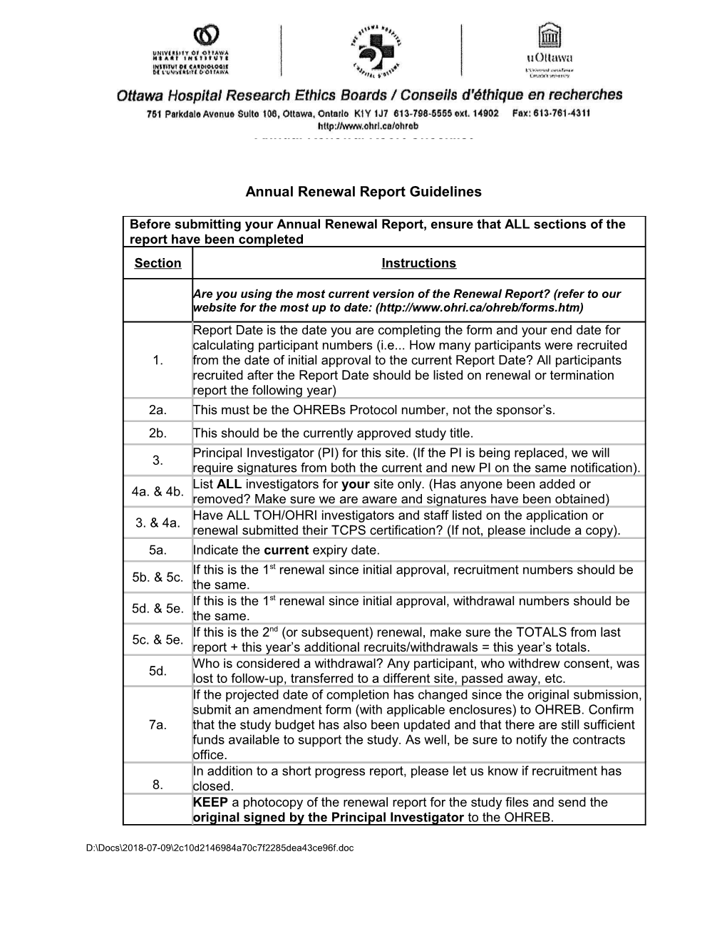 Before Submitting Your Renewal, Ensure You Have Done the Following