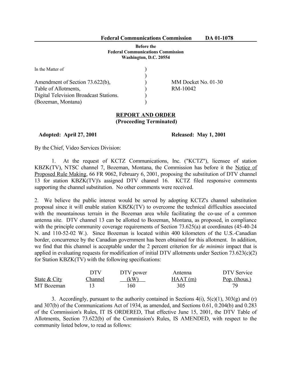 Federal Communications Commission s15