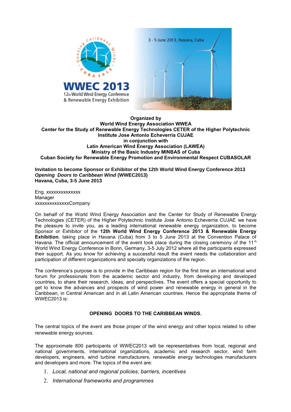 World Wind Energy Association WWEA