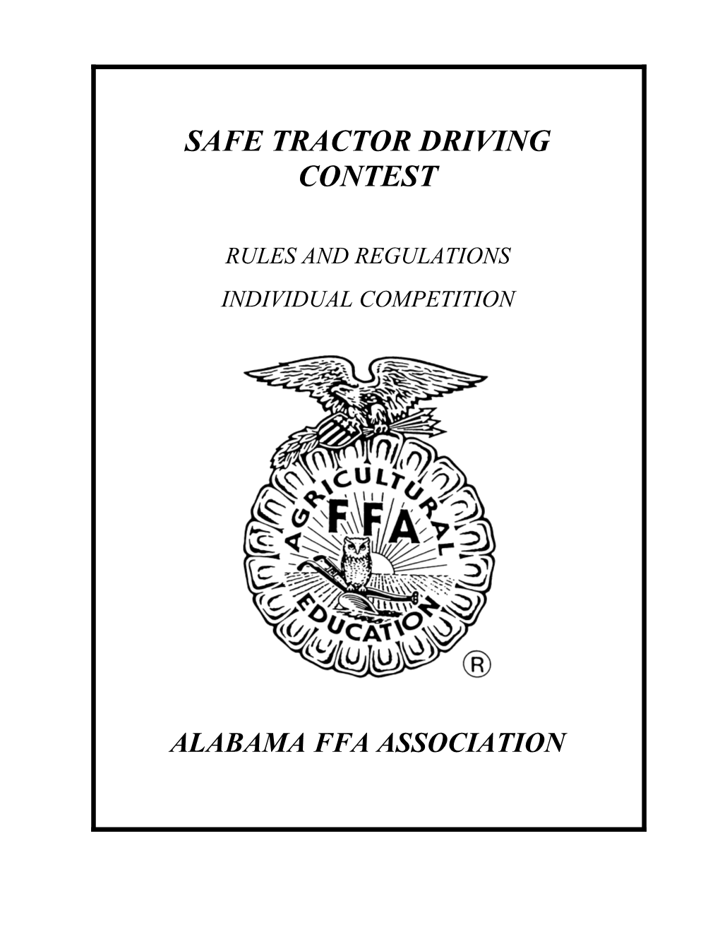 Safe Tractor Driving Contest