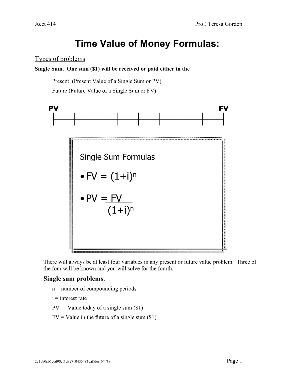 Using Time Value of Money Tables