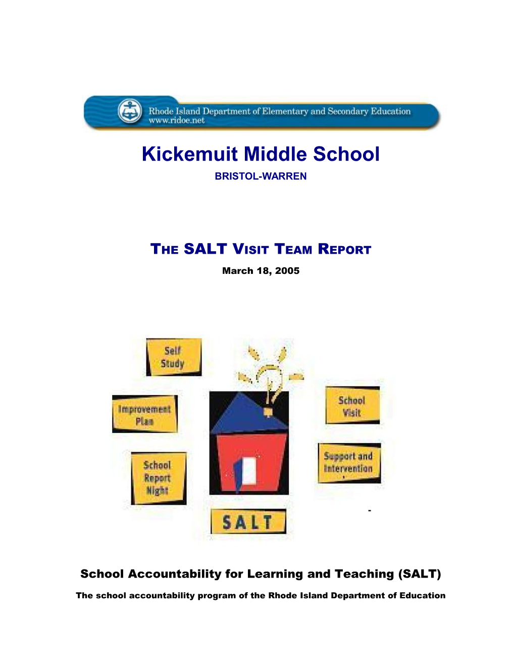 School Accountability for Learning and Teaching (SALT)