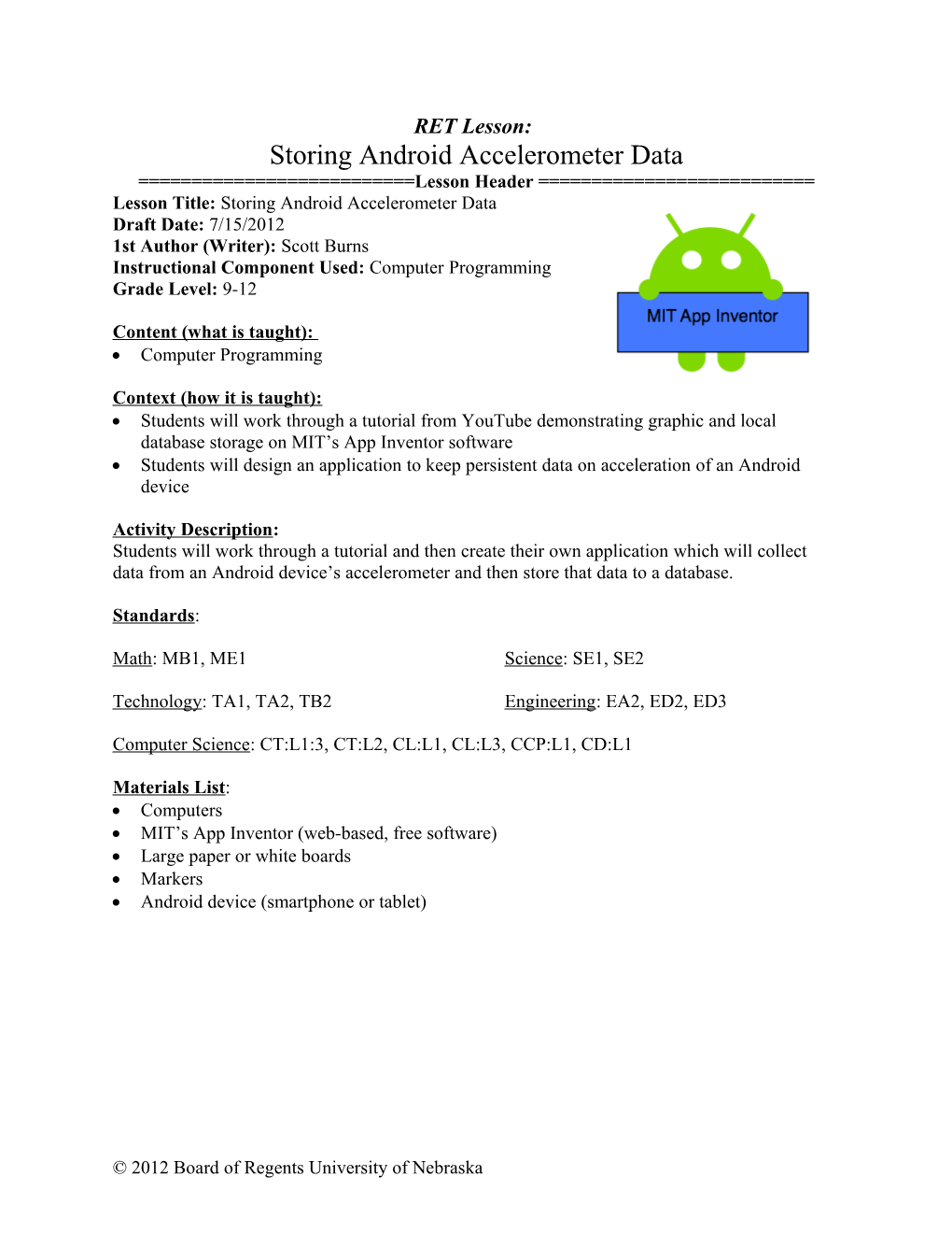 Storing Android Accelerometer Data