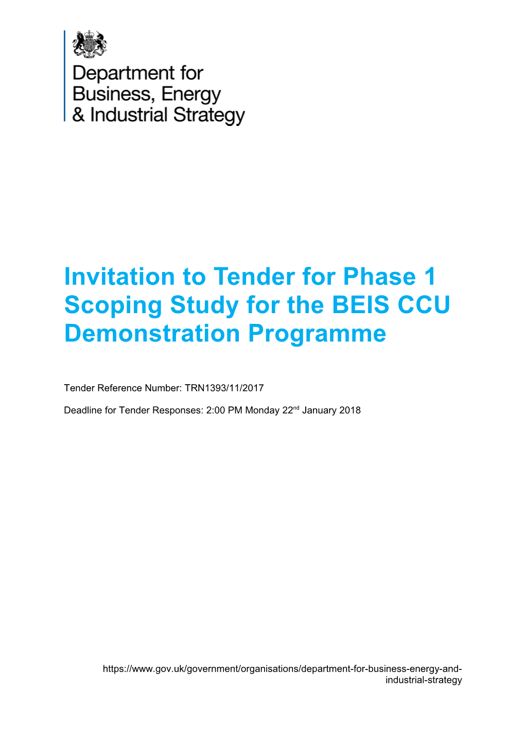 Department for Business, Energy and Industrial Strategy