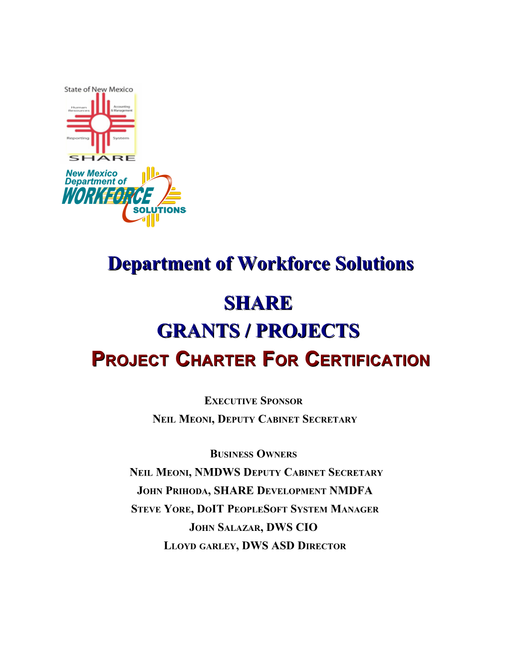 Department of Workforce Solutions