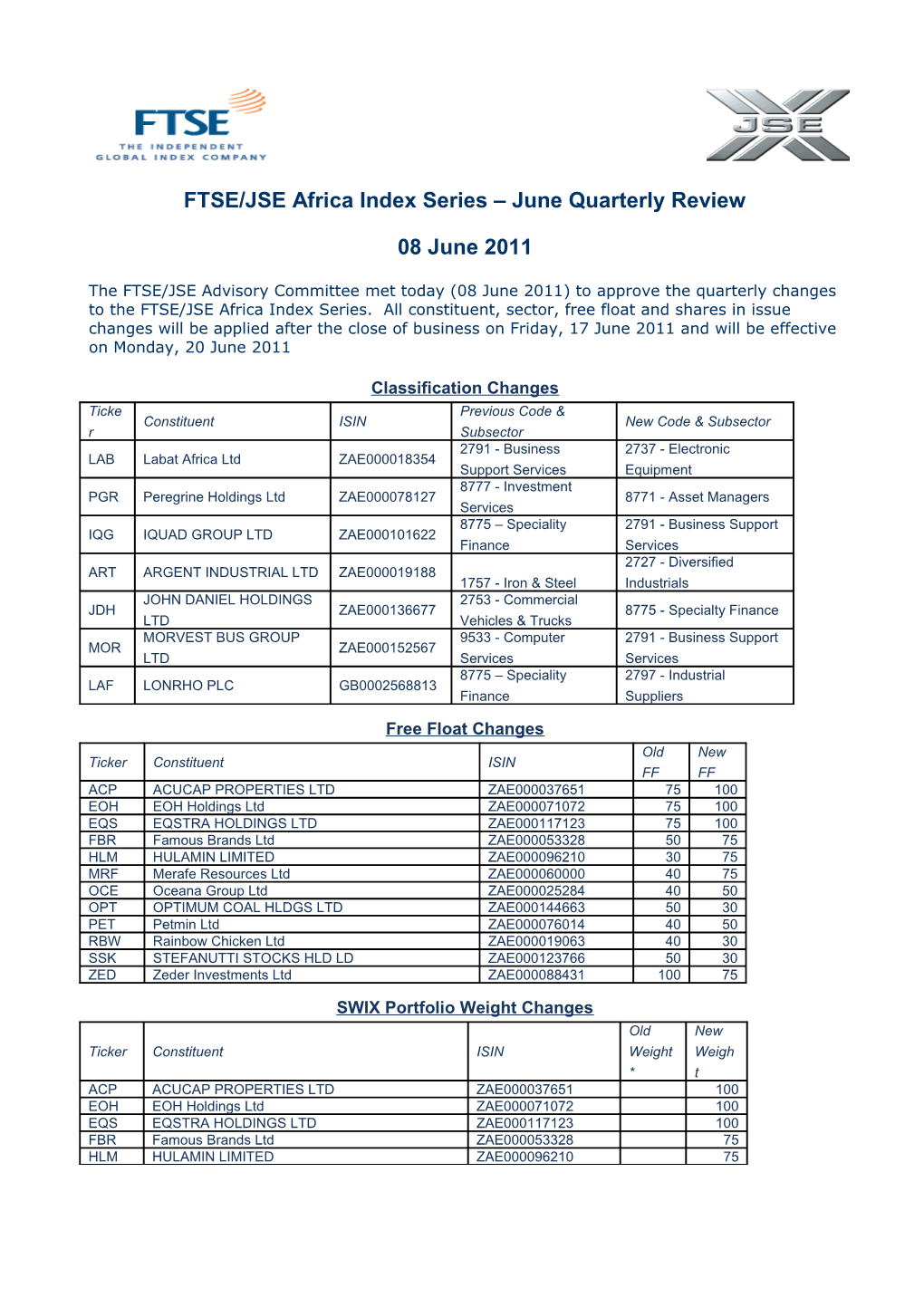 20110620 - June 2011 Quarterly Index Review ICA Web