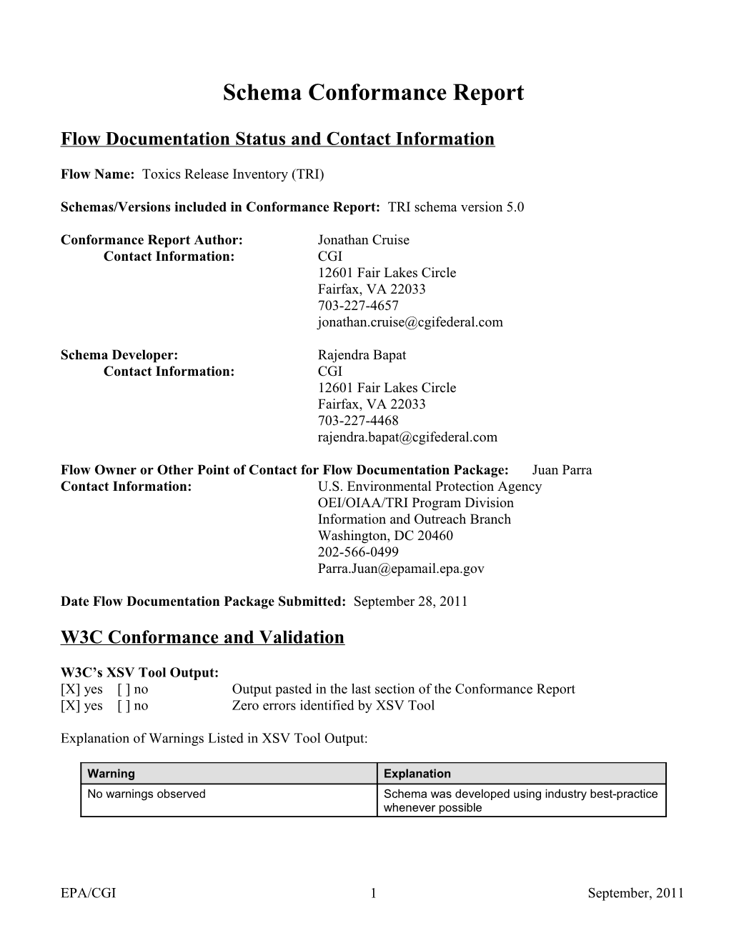 Flow Documentation Status and Contact Information