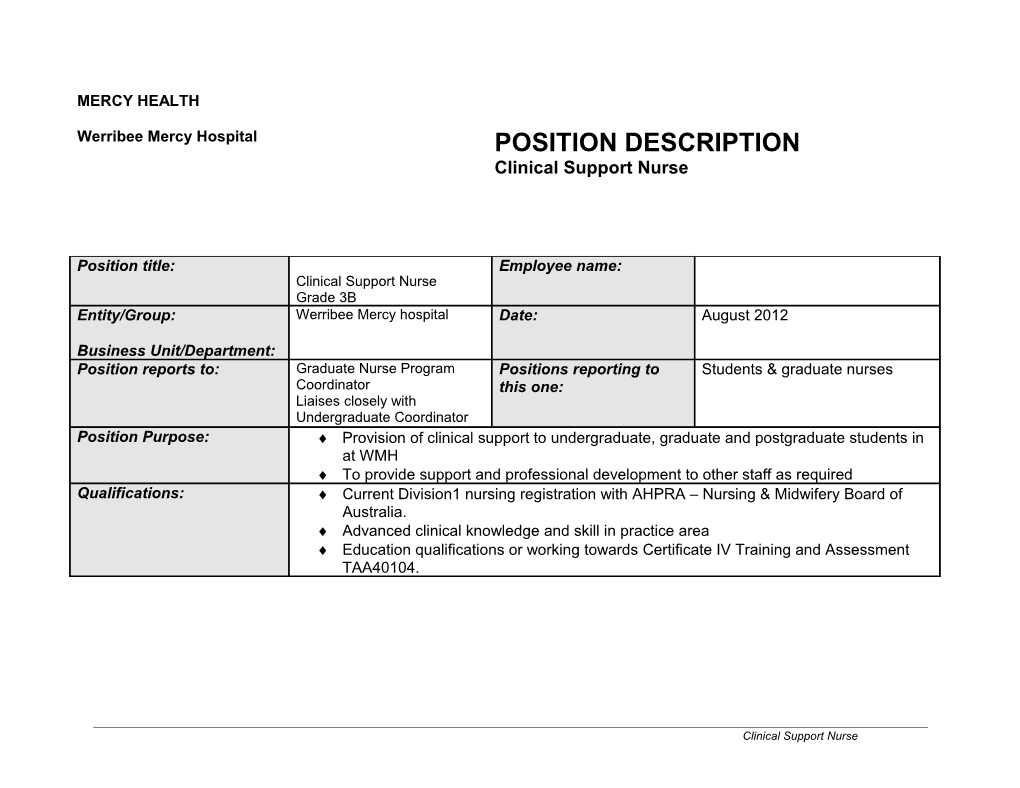 Position Description s26