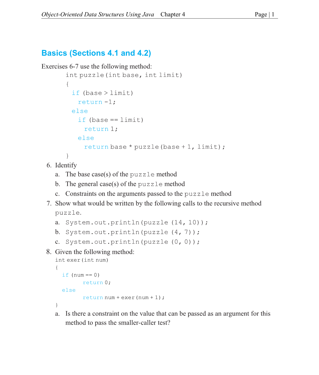 Object-Oriented Data Structures Using Java Chapter 4Page 1