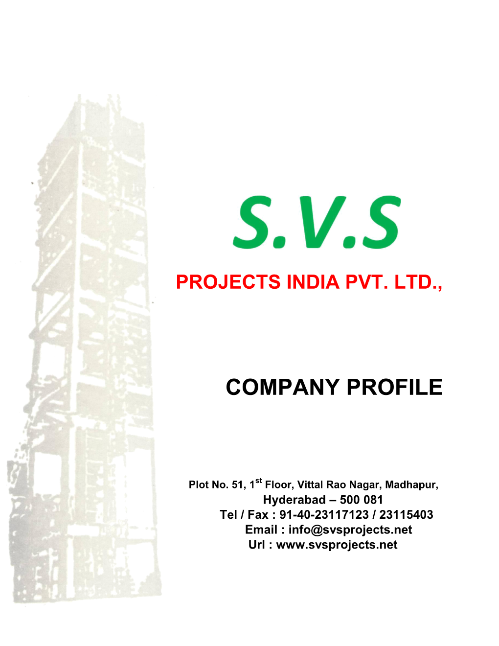 Projects India Pvt. Ltd