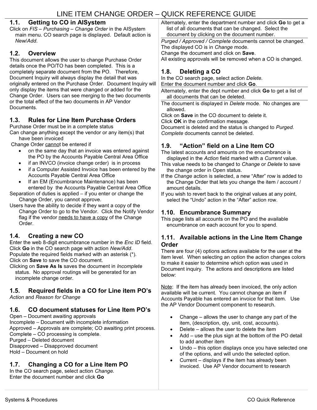 Travel Advance Quick Reference