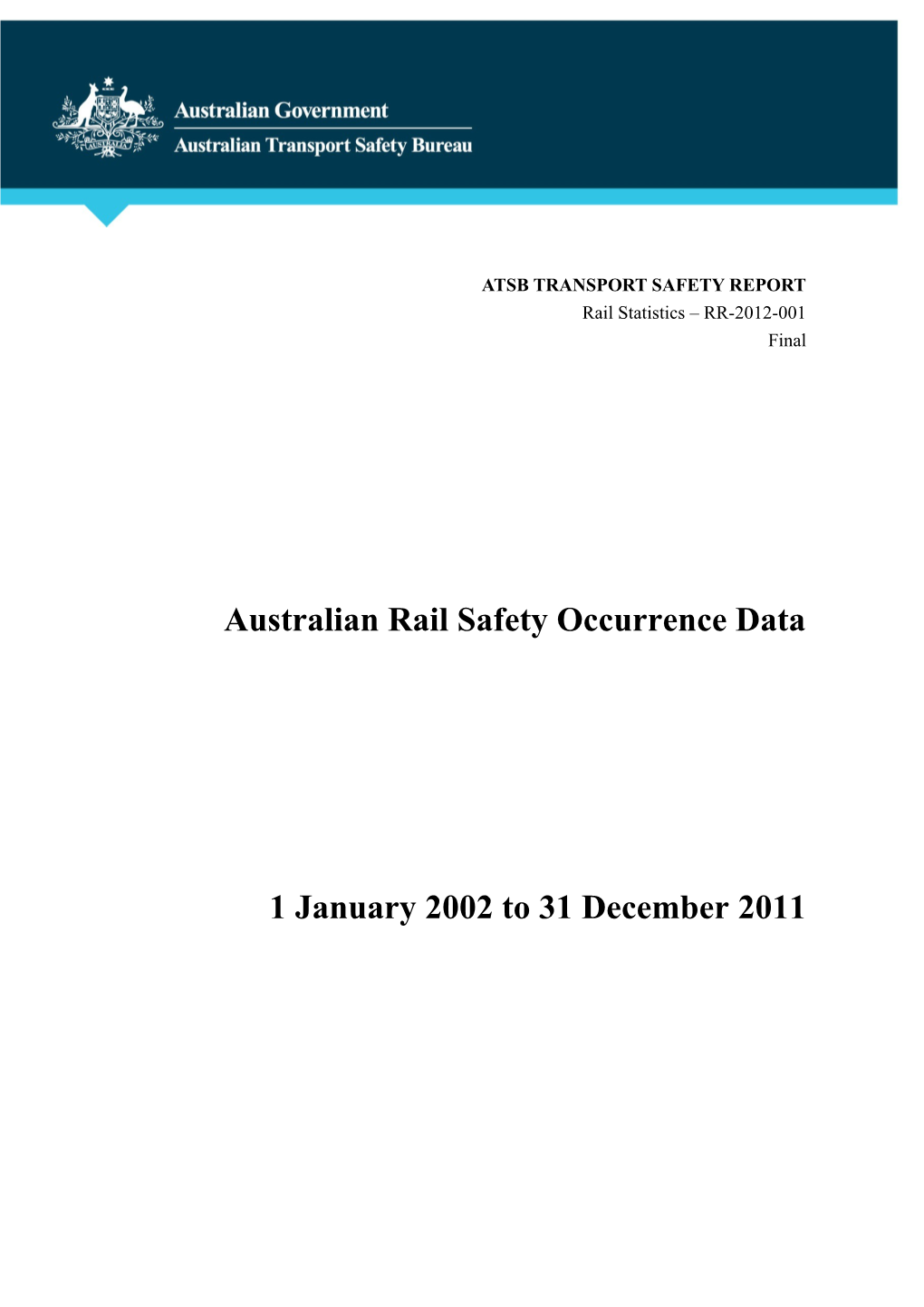 Atsb Transport Safety Report s1