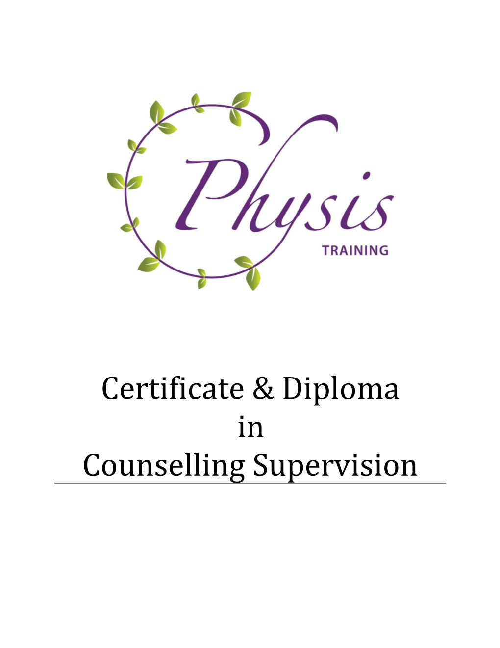 Diploma in Counselling Supervision