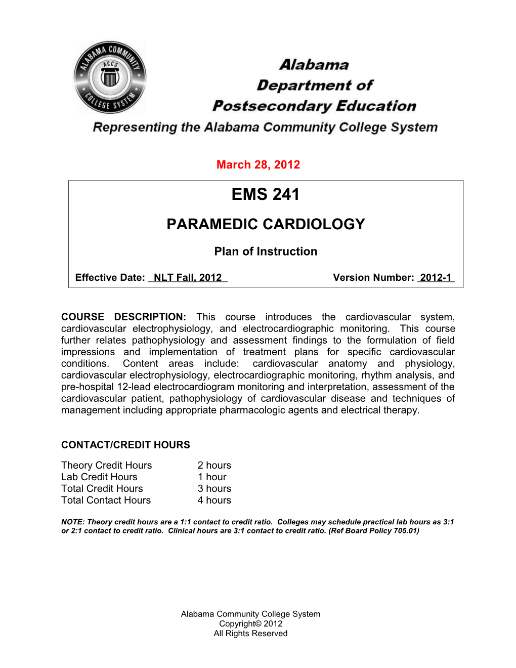 Paramedic Cardiacems 241