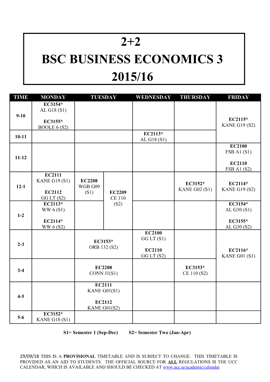 Module Details (Students Take 60 Credits)