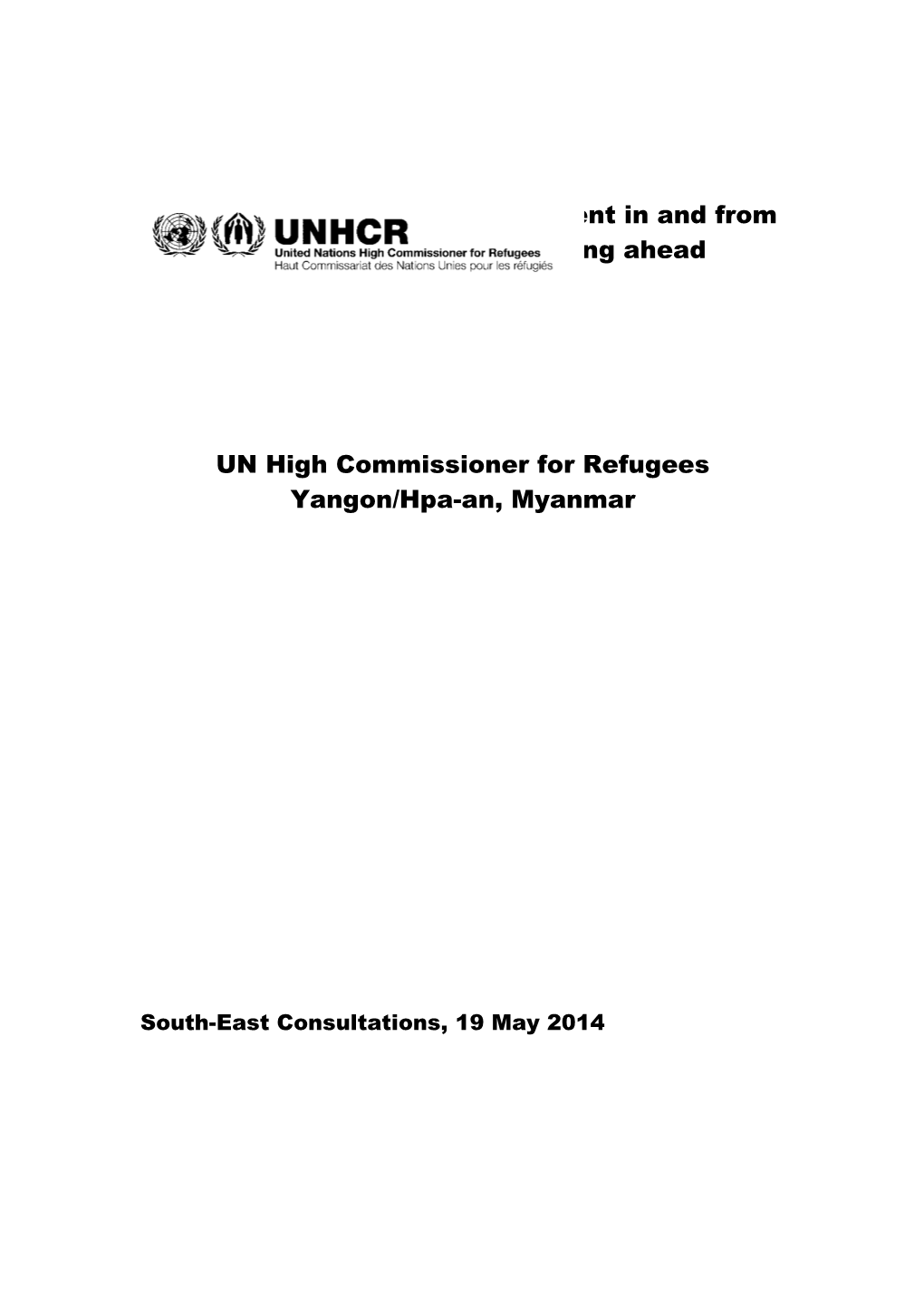 UN Framework for Support for the Return, Reintegration & Rehabilitation of Displaced Populations