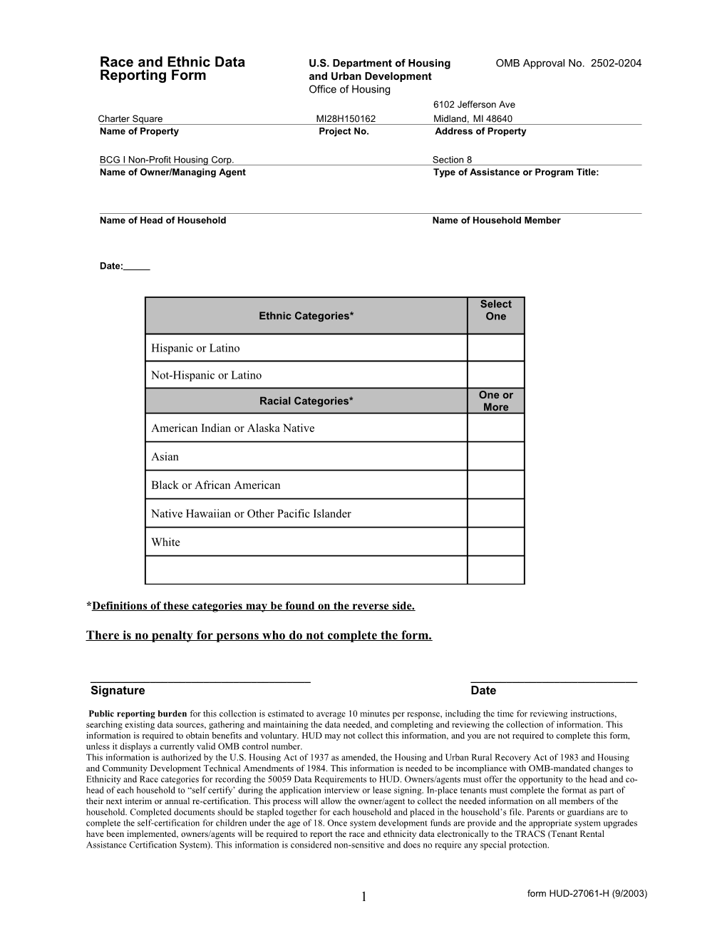 Race and Ethnic Data Collection Form s1