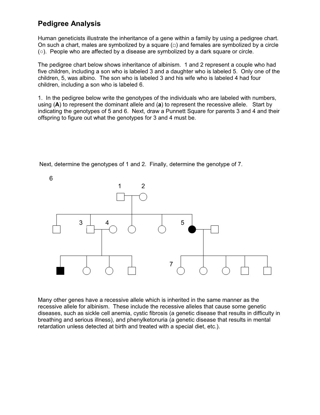 Pedigree Analysis