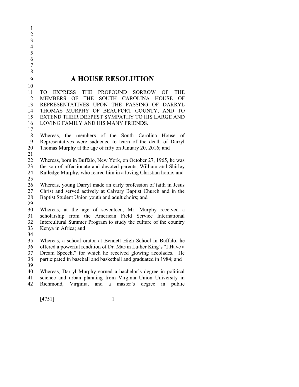 2015-2016 Bill 4751 Text of Previous Version (Jan. 27, 2016) - South Carolina Legislature Online