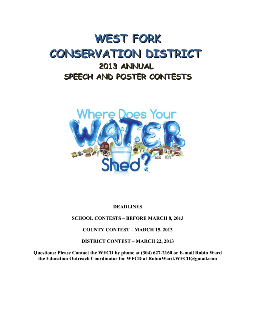 Speech and Poster Contests