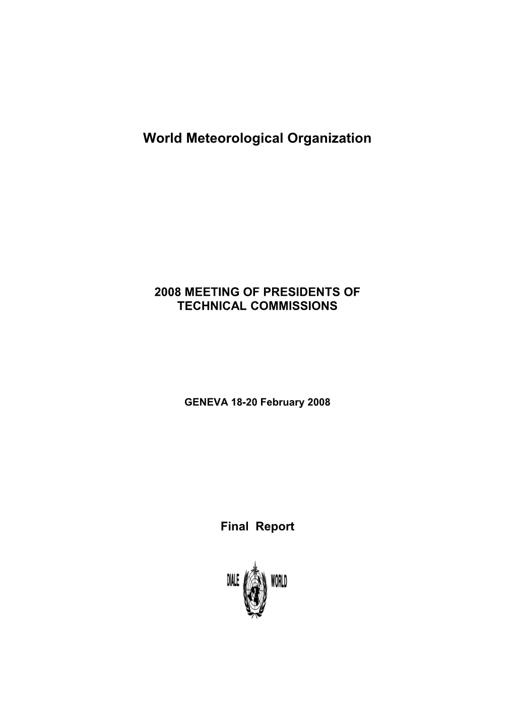 World Meteorological Organization s32
