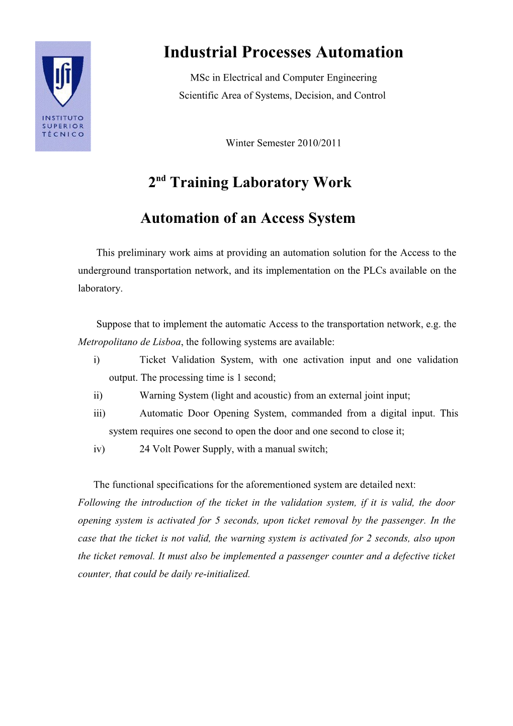 Msc in Electrical and Computer Engineering