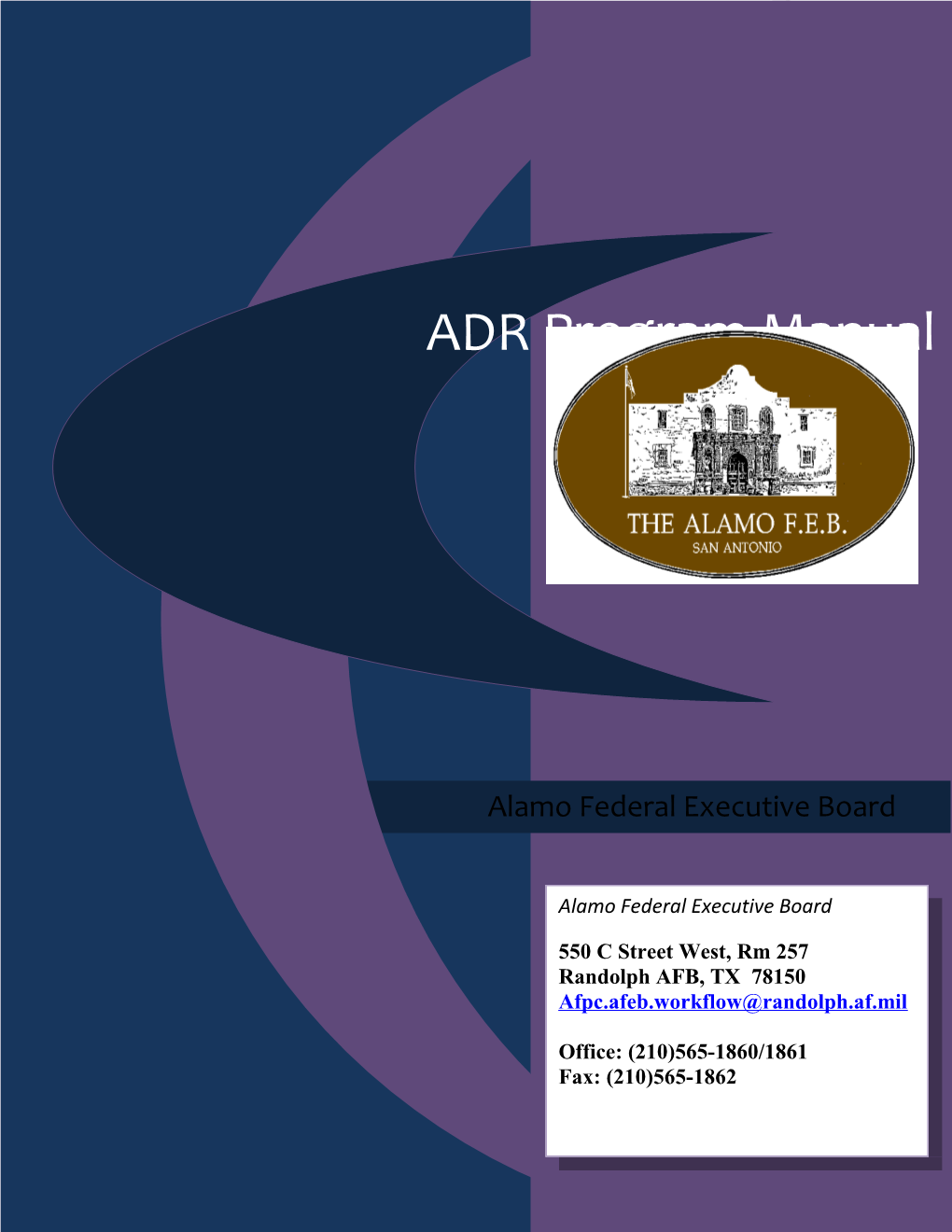 CFEB ADR Operations Manual