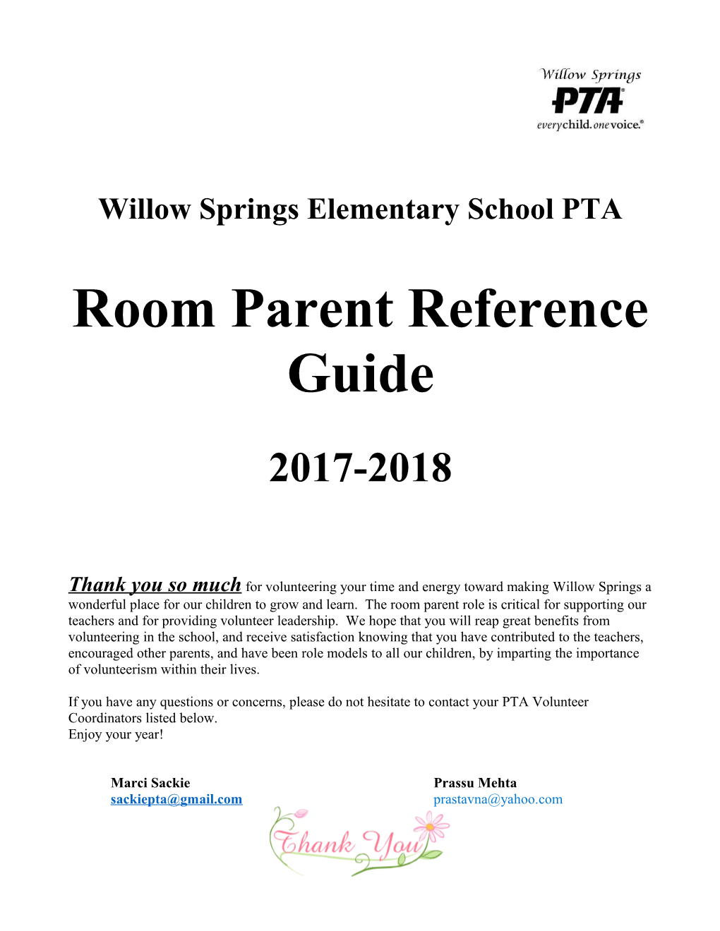 Willow Springs Elementary School PTA