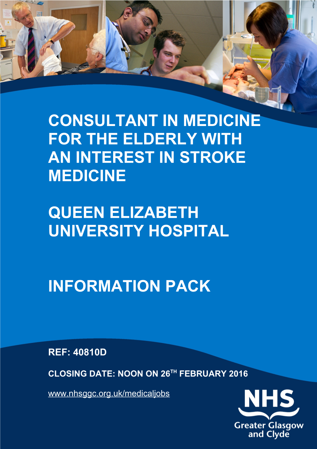 Consultant in Medicine for the Elderly with an Interest in Stroke Medicine