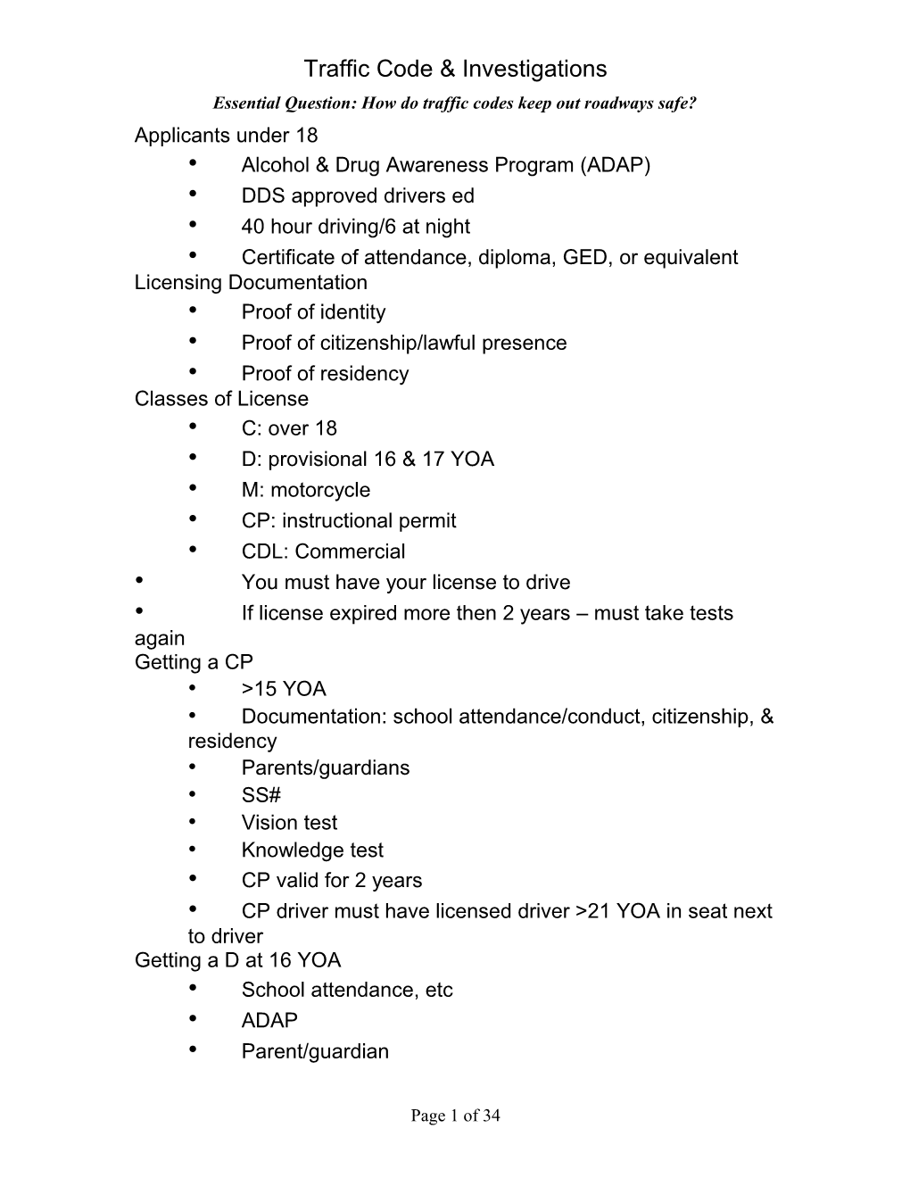 Unit Assessment As Big As a Test