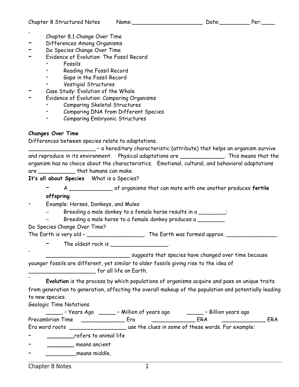 Chapter 8 Structured Notes