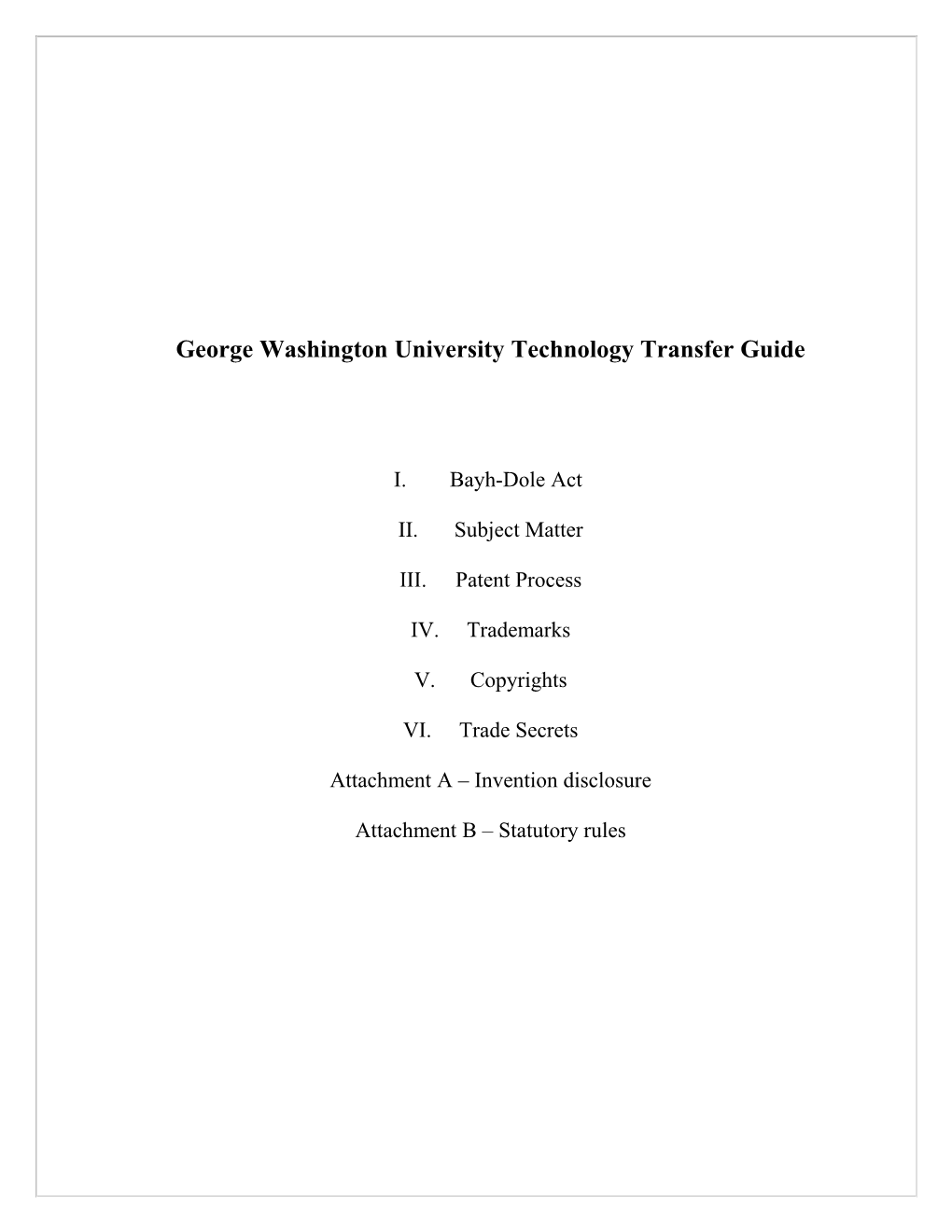 Executive Summary of Gray Cary Manual