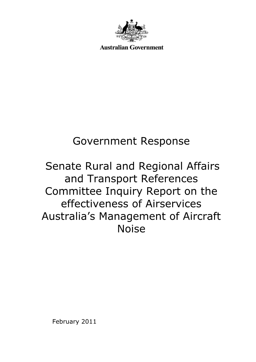 Government Response