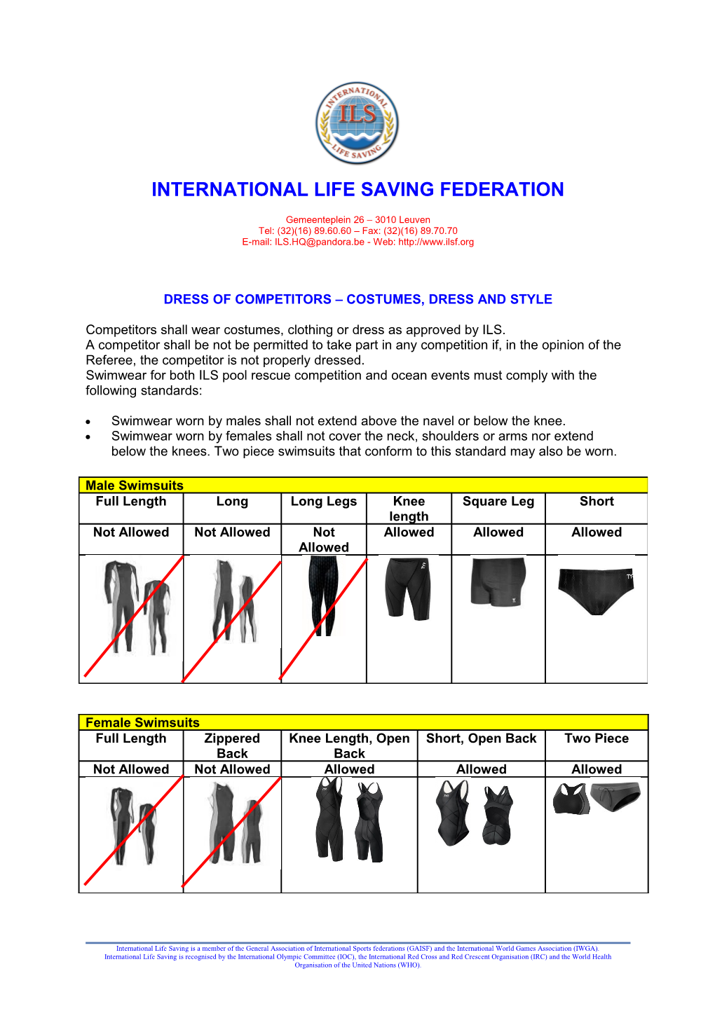 International Life Saving Federation s1