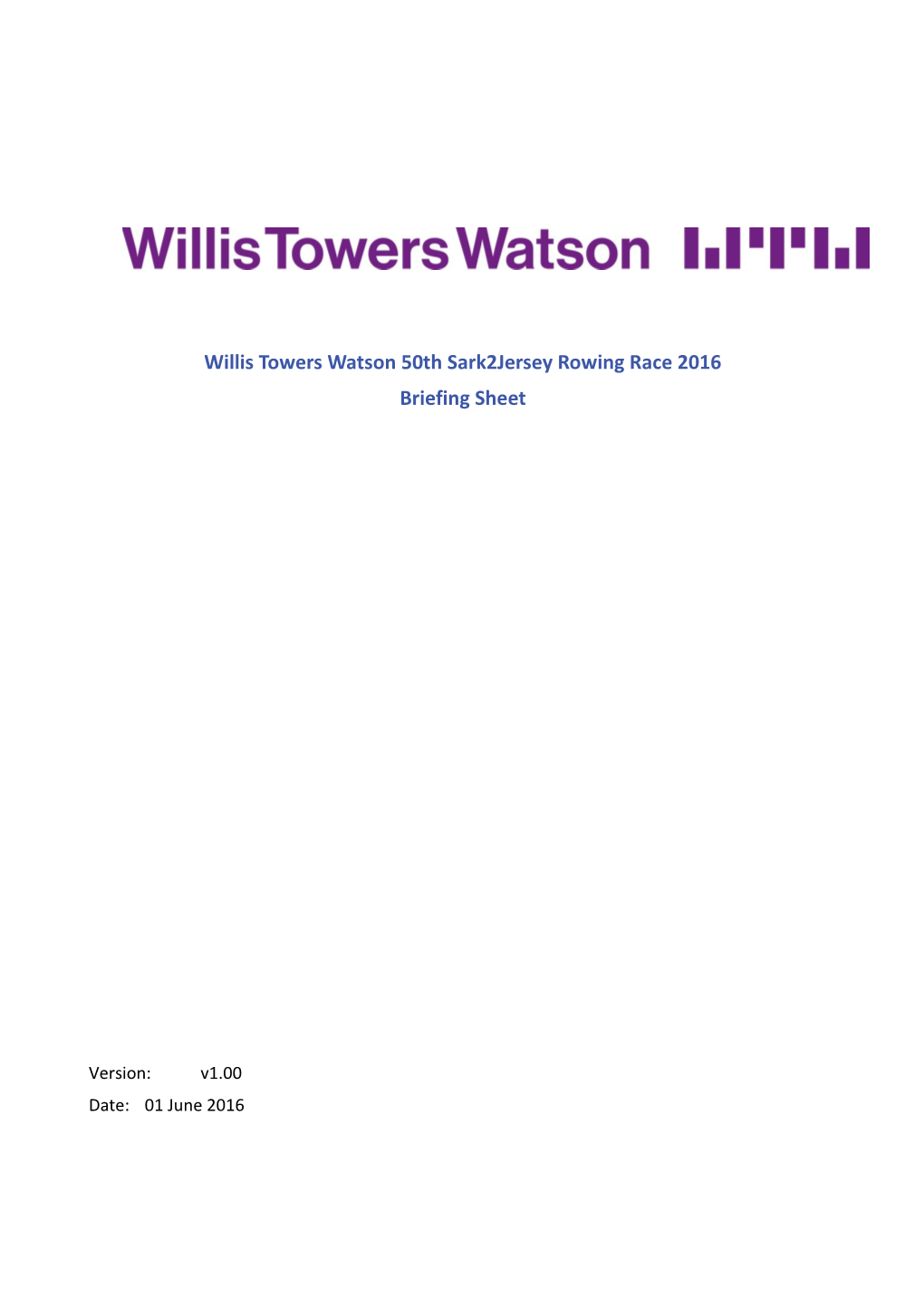 Willis Towers Watson 50Th Sark2jersey Rowing Race 2016