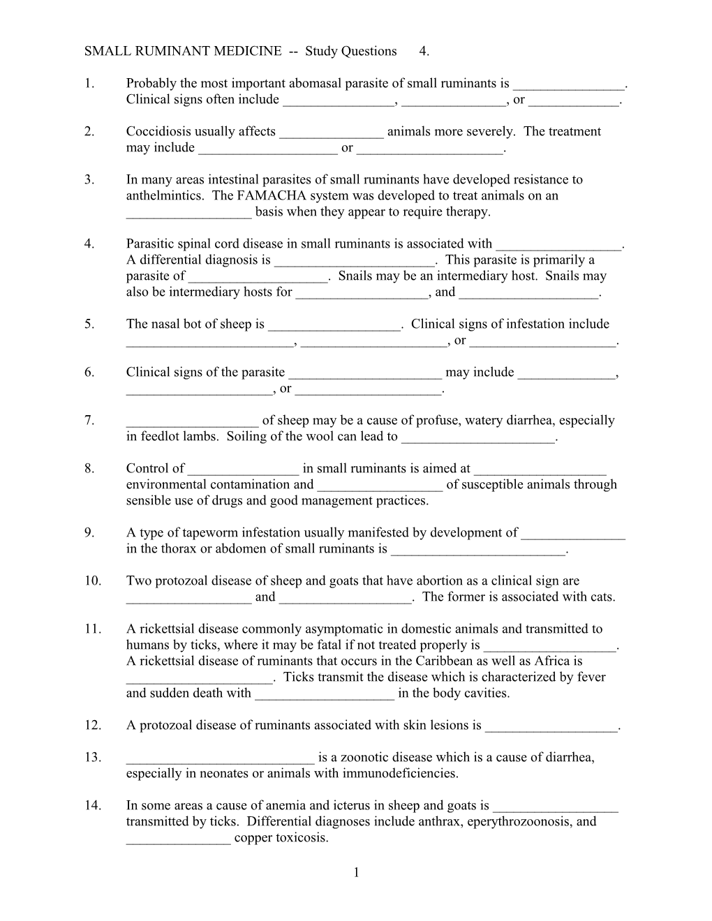 BOVINE DIGESTIVE SYSTEM Lectures 1-2