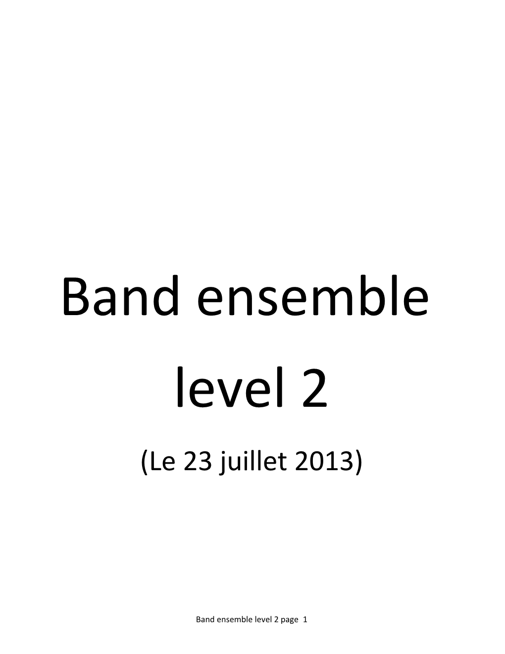 Band Ensemble Level 2 Page 25