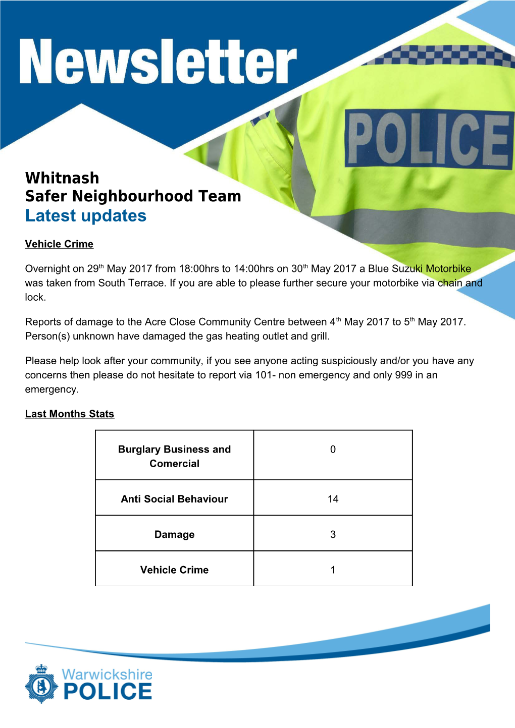 Safer Neighbourhood Team