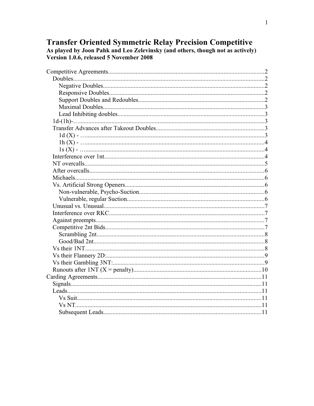 System Notes for Samuel Ieong and Joon Pahk