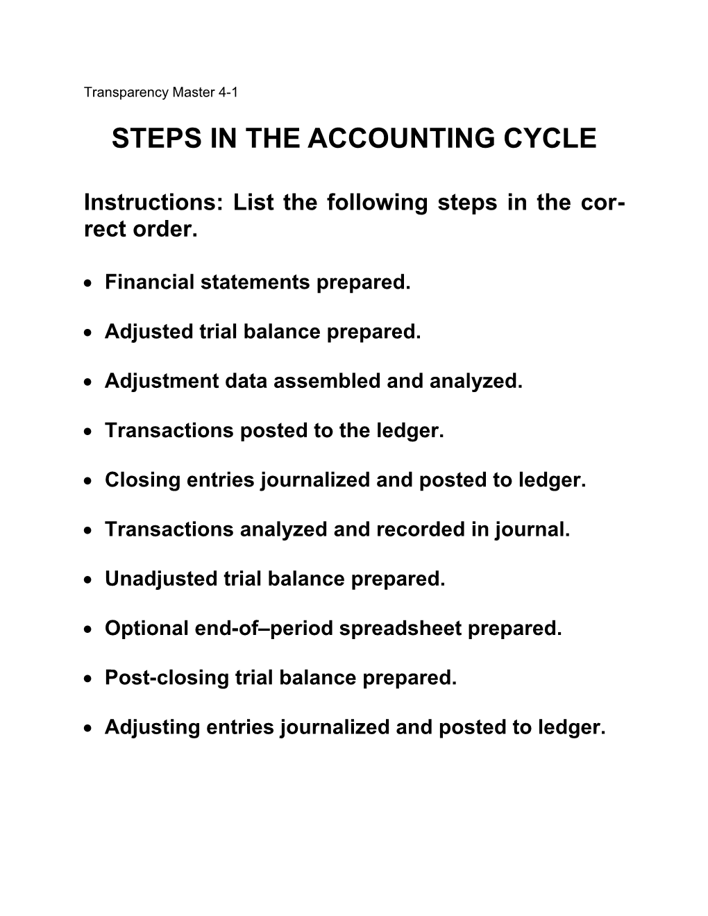 Chapter 2 Accounting Systems for Recording Business Transactions