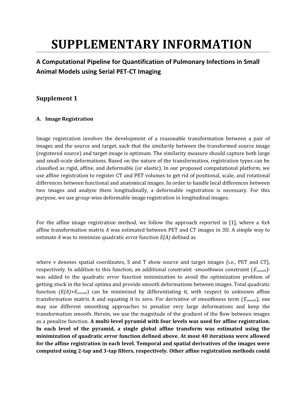 A Computational Pipeline for Quantification of Pulmonary Infections in Small Animal Models